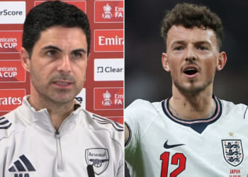 Mikel Arteta sends defiant message to England fans after Arsenal star Ben White brutally booed on controversial return