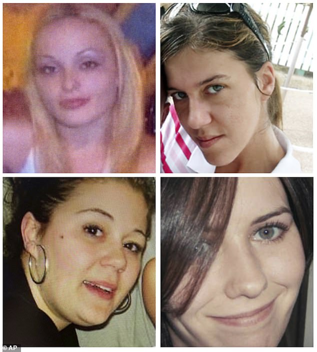 Melissa Barthelemy (top left), Amber Costello (top right), Megan Waterman (bottom left), and Maureen Brainard-Barnes (bottom right) became known as the 'Gilgo Four'