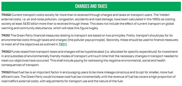 Taxes on driving would be ¿increased incrementally¿ while parking spaces would be ¿steadily reduced¿ in a bid to drive people from the roads, newly unearthed proposals show