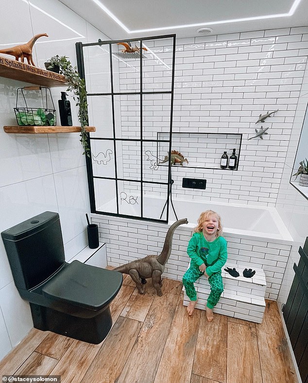 The £1.3milion Essex mansion has been extensively renovated since the couple – who tied the knot at Pickle Cottage in 2022 but are not legally married – moved in. Stacey and Joe's son Rex seen in one photo shared on the X Factor star's Instagram