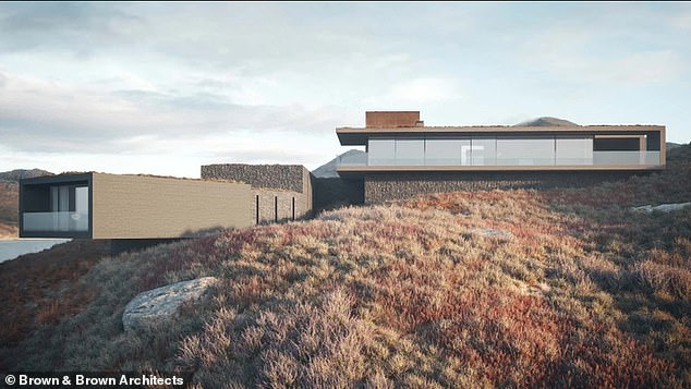 The design by Brown and Brown Architects has been criticised severely amid concerns about the size as well as the impact on wildlife – but Jordana believes it has all the makings of a classy celebrity home