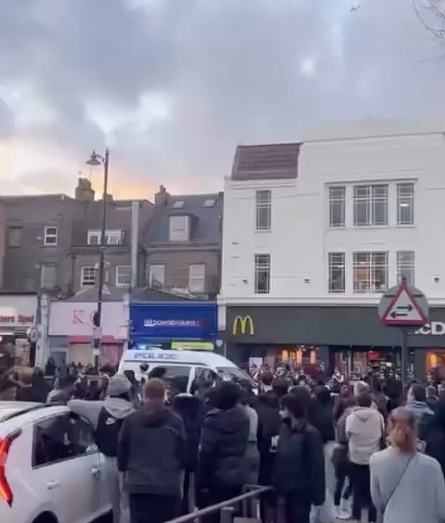 It comes as teen flash mobs (pictured) wrought havoc in Clapham this week, with feral youths tearing through the streets in a series of Easter holiday rampages