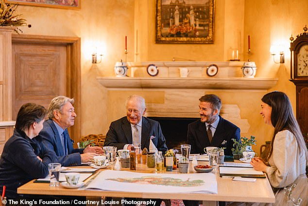 Alan Titchmarsh joined them ahead of the Chelsea Flower Show run by the RHS. Here they discussed The Curious Garden at Highgrove Gardens