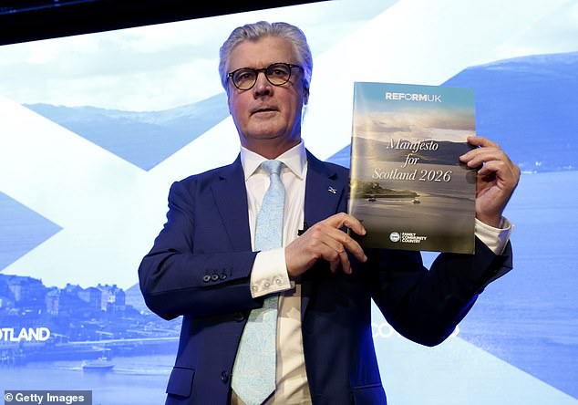 Former Conservative minister Lord Offord was named as Reform UK's Scottish leader in January