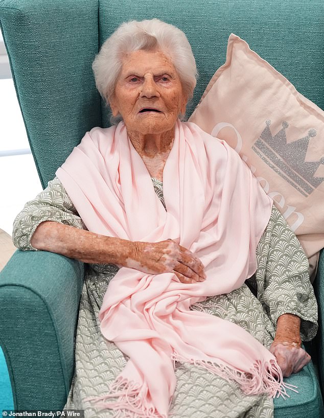 But he has never been officially recognised with the title by Guinness World Records due to a lack of necessary documentation. It leaves Ethel Caterham (pictured), from Lightwater, Surrey, who was born in 1909, as the formal recordholder, at 116 years and 222 days