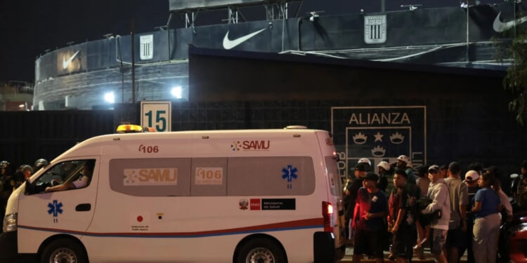 At least one killed and dozens injured during rally at football stadium in Peru after hundreds gathered ahead of derby