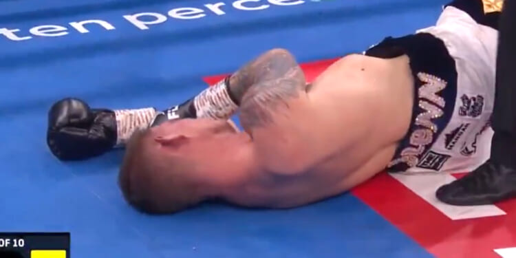 Glenn Byrne hospital update after boxer suffers horror KO and given oxygen before being stretchered out of ring