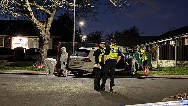 The car collided with the pedestrian on Friday - police were called at around 4.55pm