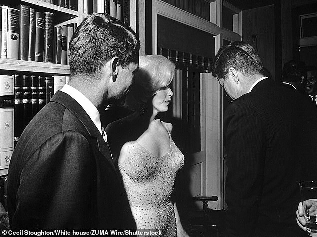 On the infamous night of Marilyn Monroe's 1962 'Happy Birthday, Mr President', Bobby entered the room shortly after his brother left