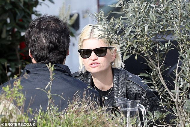 The daughter of Bob Geldof looked in great spirits