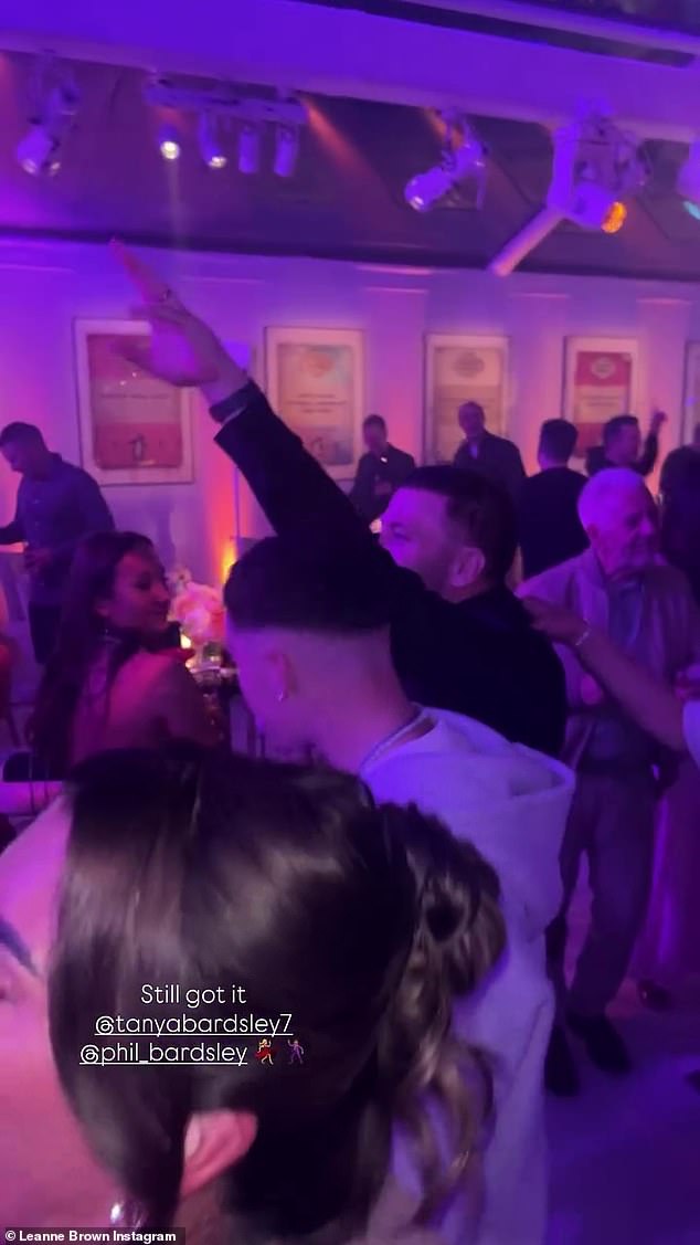 Coleen threw the huge bash for her closest friends and family as she had an enormous white marquee put up in the 50-acre grounds of her home