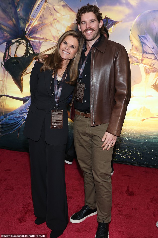 Christopher was looking handsome and fit as he attended the Avatar: Fire and Ash premiere with mom Maria in December 2025