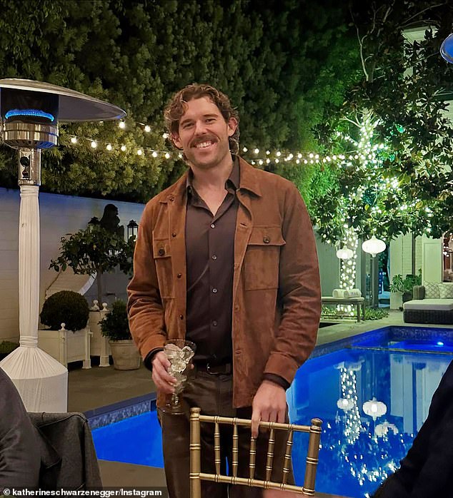 Over the Thanksgiving holiday in 2025, his sister Katherine shared a series of snaps in which Christopher displayed his brawny frame including this one