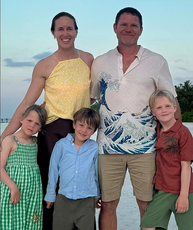 The explorer is a Cornish local and lives near Land's End with wife Olympic rower Helen Glover, his son Logan, 8, and six-year-old twins Kit and Willow