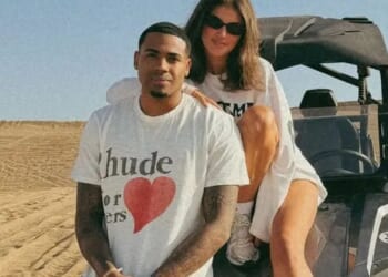 Samie Elishi and Tyrique Hyde put on intimate display on holiday after her bitter split