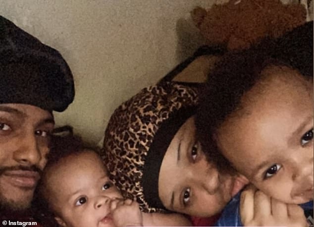 The family had been out shopping for baby supplies when the shooting occured around 1.20pm