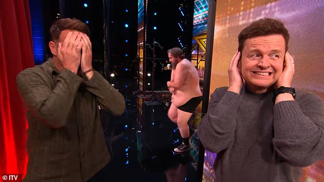 Ant and Dec looked horrified after Leroy had ran through the strimmers, even asking 'Is he alive?!'