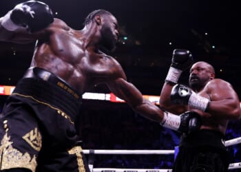 Derek Chisora suffers heartbreak in 50th and final fight as he loses despite brave display against Deontay Wilder