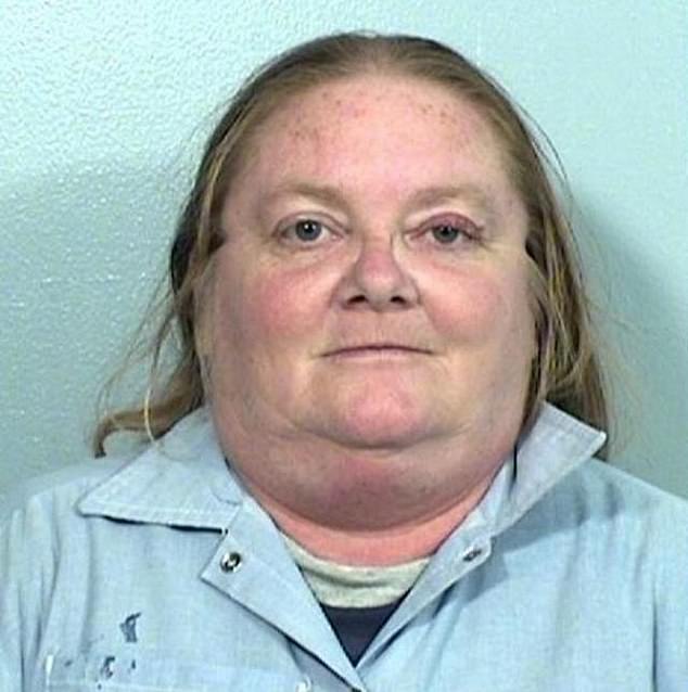 Meanwhile, an armed stand-off was shaping up. The sniper (pictured in 2018) was holed up in her house while outside a SWAT team was assembling ¿ and the odds of a peaceful resolution did not look good