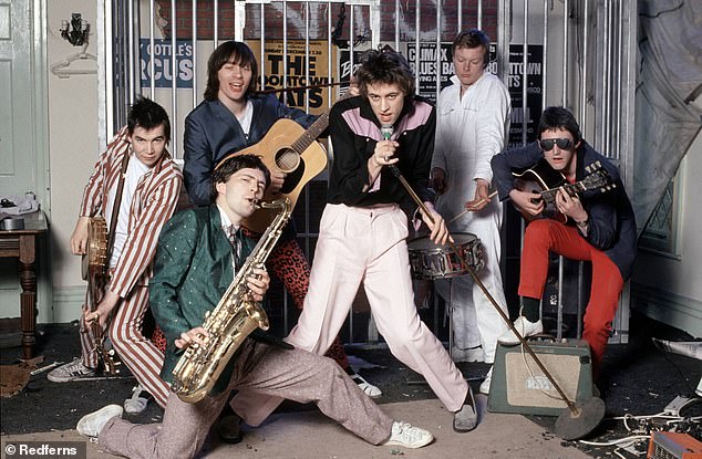 Once they arrived, Geldof (centre) and Fingers (left) went away and hastily penned I Don't Like Mondays. The song ended up topping the UK charts for four weeks. Pictured: The Boomtown Rats