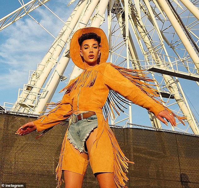 YouTuber James Charles is not one to hold back when it comes to his fashion choices - and that was true of his Coachella outfit in 2019