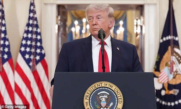 Trump touted the success of the rescue mission on Saturday evening. In a playful echo of President Obama's famous words after US Navy Seals killed Osama bin Laden in 2011, Trump began his statement announcing the news: 'WE GOT HIM'