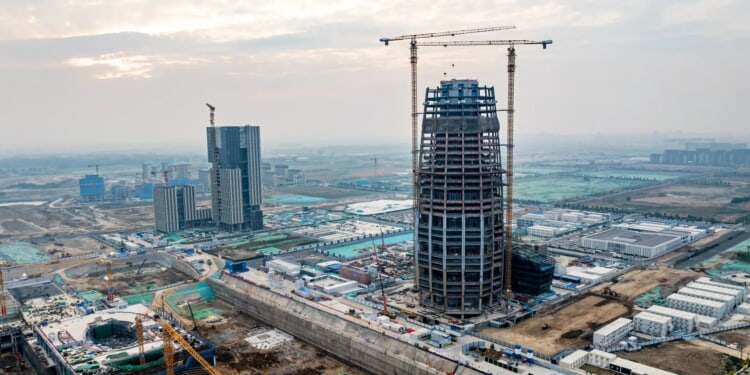 China’s apocalyptic ghost towns of rotting mansions where 65MILLION homes lie deserted as Communist rulers face chaos