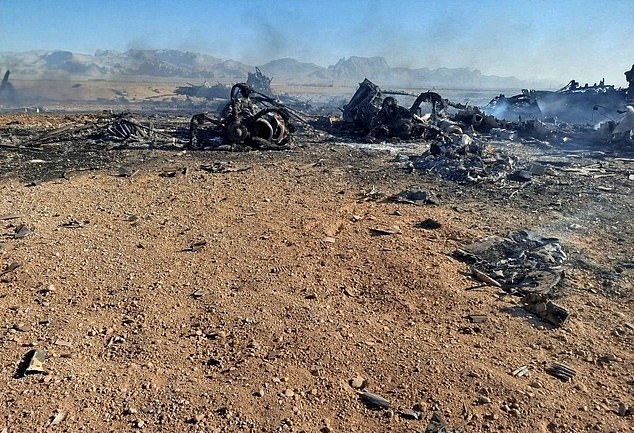 Iran releases pics reportedly of downed search and rescue aircrafthttps://x.com/IRANinKabul/status/2040689680094773682/photo/1