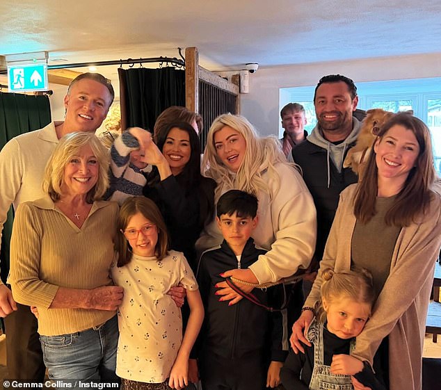 Elsewhere Gemma, 45, and Jess, 40, enjoyed a surprise TOWIE reunion in the Cotswolds amid their lavish country getaways