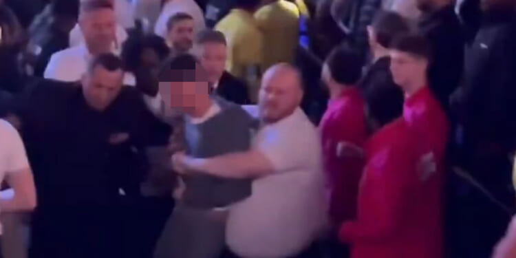 Watch as huge fight breaks out in crowd during Deontay Wilder's thrilling points win against Derek Chisora