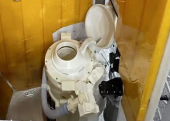 Artemis II crew report burning smell from $23m toilet as astronauts told it is now restricted for 'faecal use only'