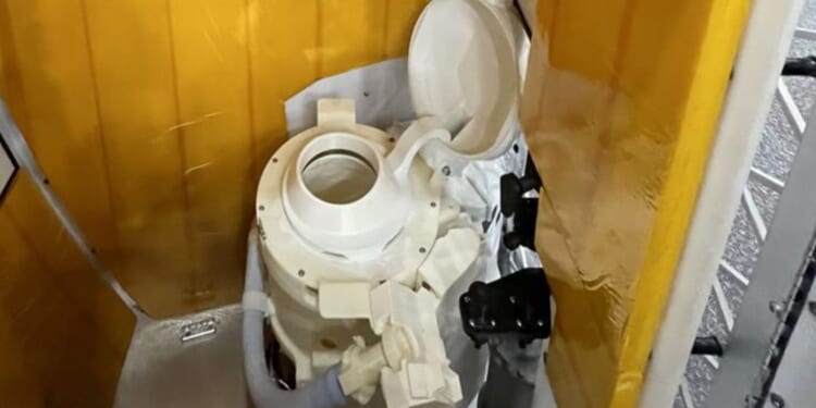 Artemis II crew report burning smell from $23m toilet as astronauts told it is now restricted for 'faecal use only'