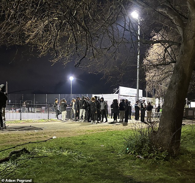 The Clapham riot raged on into Tuesday evening with scores of teenagers facing off with police