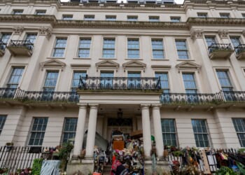 UK’s most expensive mansion now home to eccentric squatter living on the doorstep of 20-bedroom £210m palace