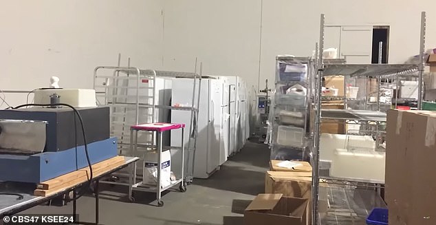 Investigators of the labs in Reedley and Las Vegas found laboratory equipment. Some of that equipment in the Reedley location is pictured