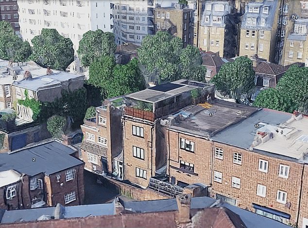 The pergola spans 100 square metres and is framed by steel - it also has a retractable sunroof