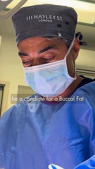 Dr Alexandridis is a leading Harley Street plastic surgeon and has 17,500 followers on Instagram