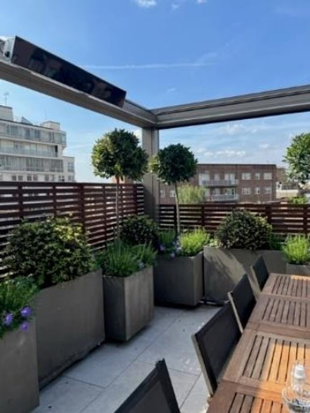 The couple have been ordered to remove their roof terrace by June 17, with Kensington and Chelsea saying it was 'harmful to public and private views from the street'