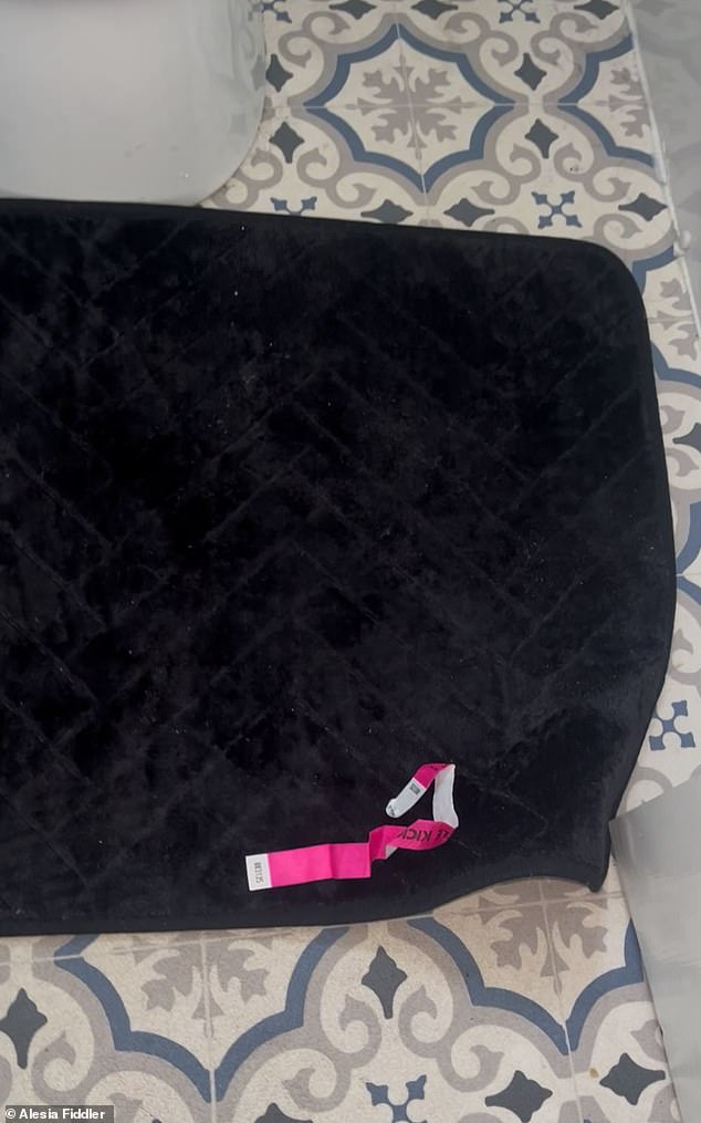 Soon after entering the property, we find what appeared to be a club wristband left thrown on the bath mat