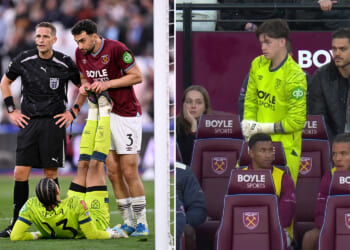 England U20 keeper Finlay Herrick given mother of all debuts as he comes on for West Ham penalty shootout vs Leeds