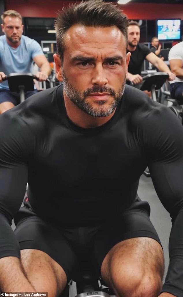 Just this week, Lee took to Instagram to share a snap of himself in the gym, with one telling sign giving away that it was generated by AI