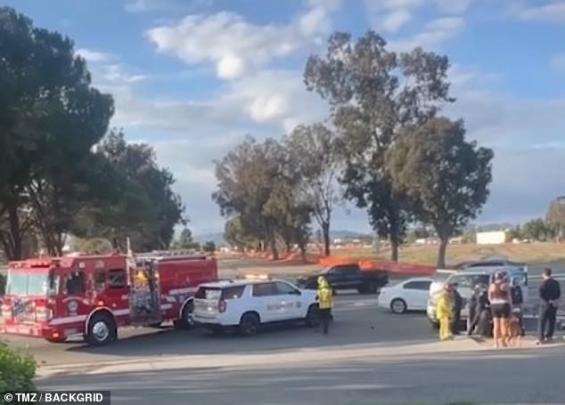 The 52-year-old Beverly Hills, 90210 alum and seven children - four of whom were hers - took three separate ambulances to the hospital where they were treated for cuts, bruises, contusions and concussions