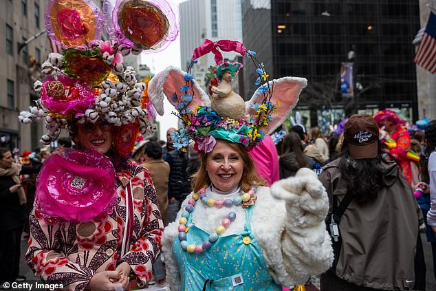A parade goer said that the rain kept some away, but the streets were still full with a 'HUGE turnout'