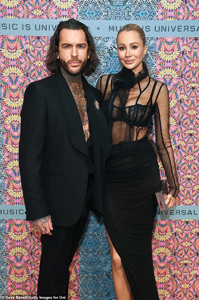 The television personality denied trying to trick fans over her fake wedding scandal and confirmed her new romance with Pete Wicks (pictured together in 2025)