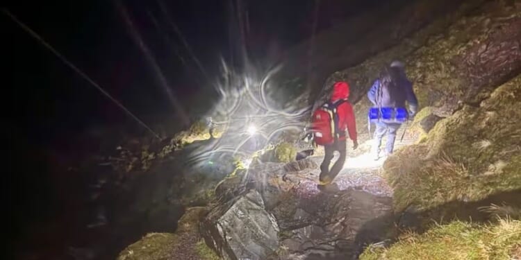 Major rescue op launched to save three who tried to camp during Storm Dave after canoe capsized