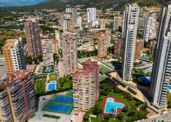 At least seven injured after Benidorm hotel roof COLLAPSES on holidaymakers as emergency services race to scene