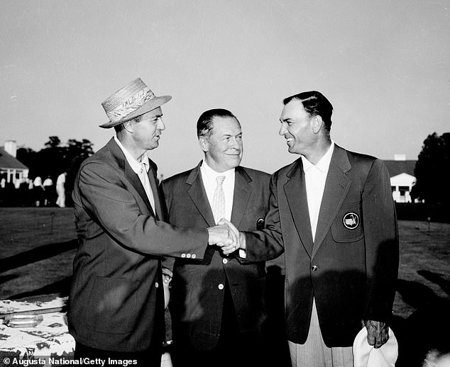 Snead, Bobby Jones and Ben Hogan at the 1954 tournament