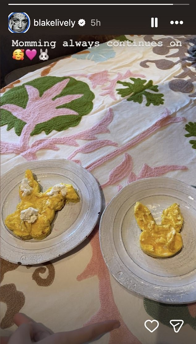 Lively, who shares four children with Ryan Reynolds, said parenting always takes precedence