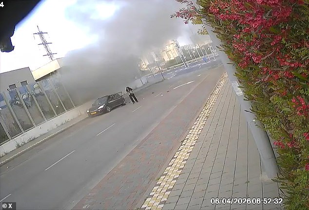 Somehow, she managed to survive the attack and was seen stumbling away