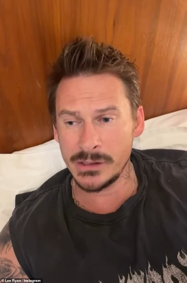 Lee claimed people are 'slaves to a corrupt and controlled system' as he shared what he believes on his new social media account